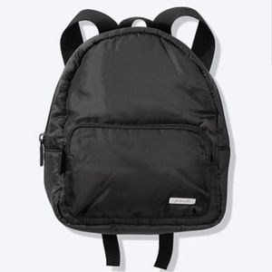 Pink Victoria Secret Riptop Black Mini Backpack